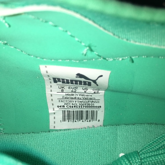 Puma One 3 IL Leather FG Soccer Cleats Mens size 9 - Picture 6 of 7